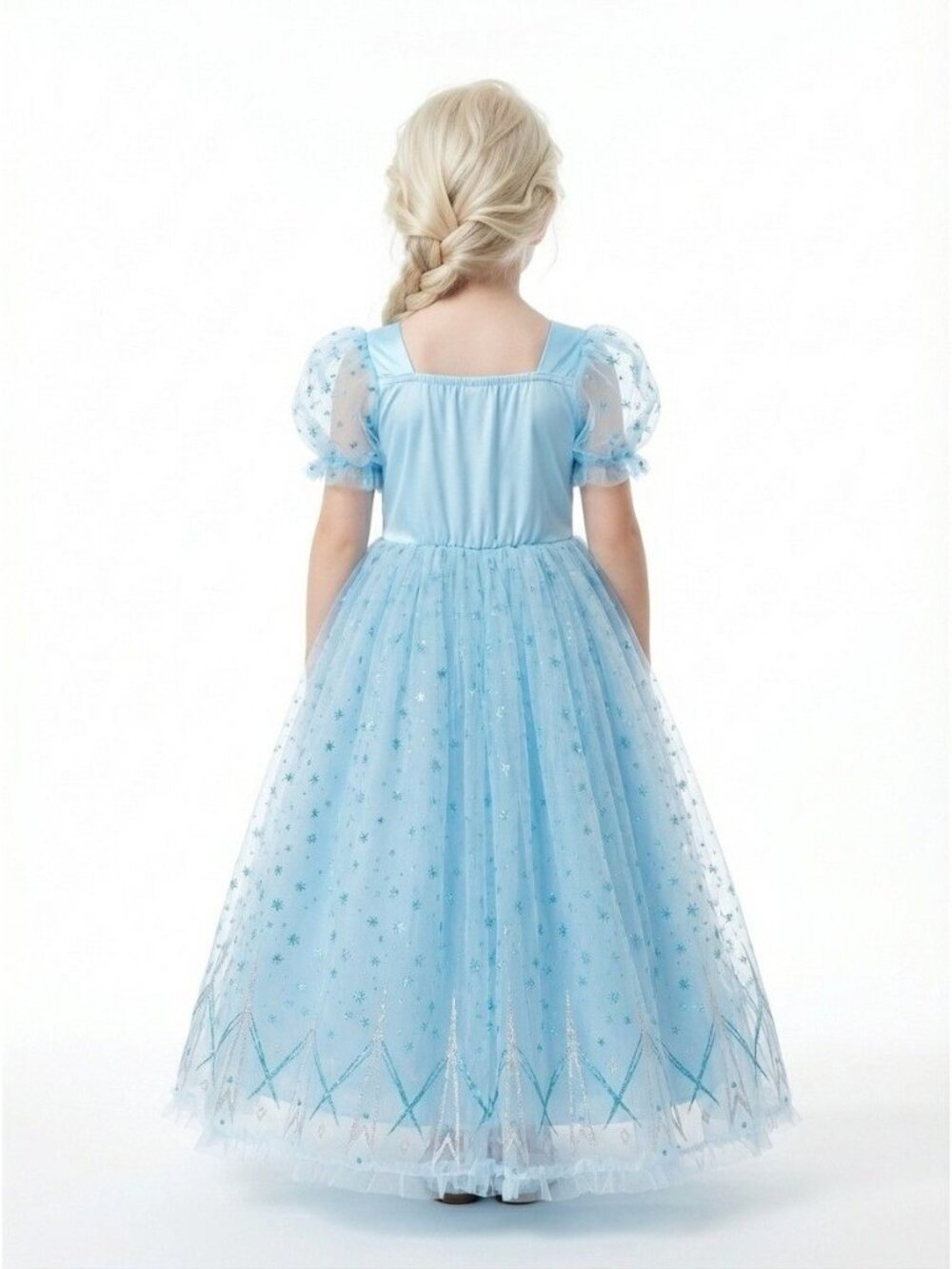 Girls Elsa Inspired Princess Dress Costume (Size 5) - Picture 2 of 2